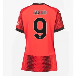 AC Milan Olivier Giroud #9 Hemmatröja Kvinnor 2023-24 Kortärmad